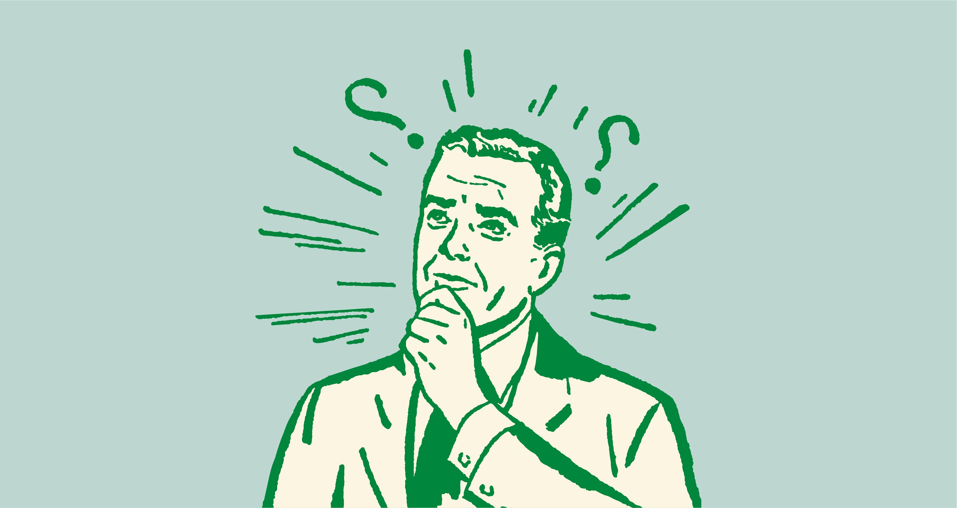 Man Thinking About the Cloud in the Right Way