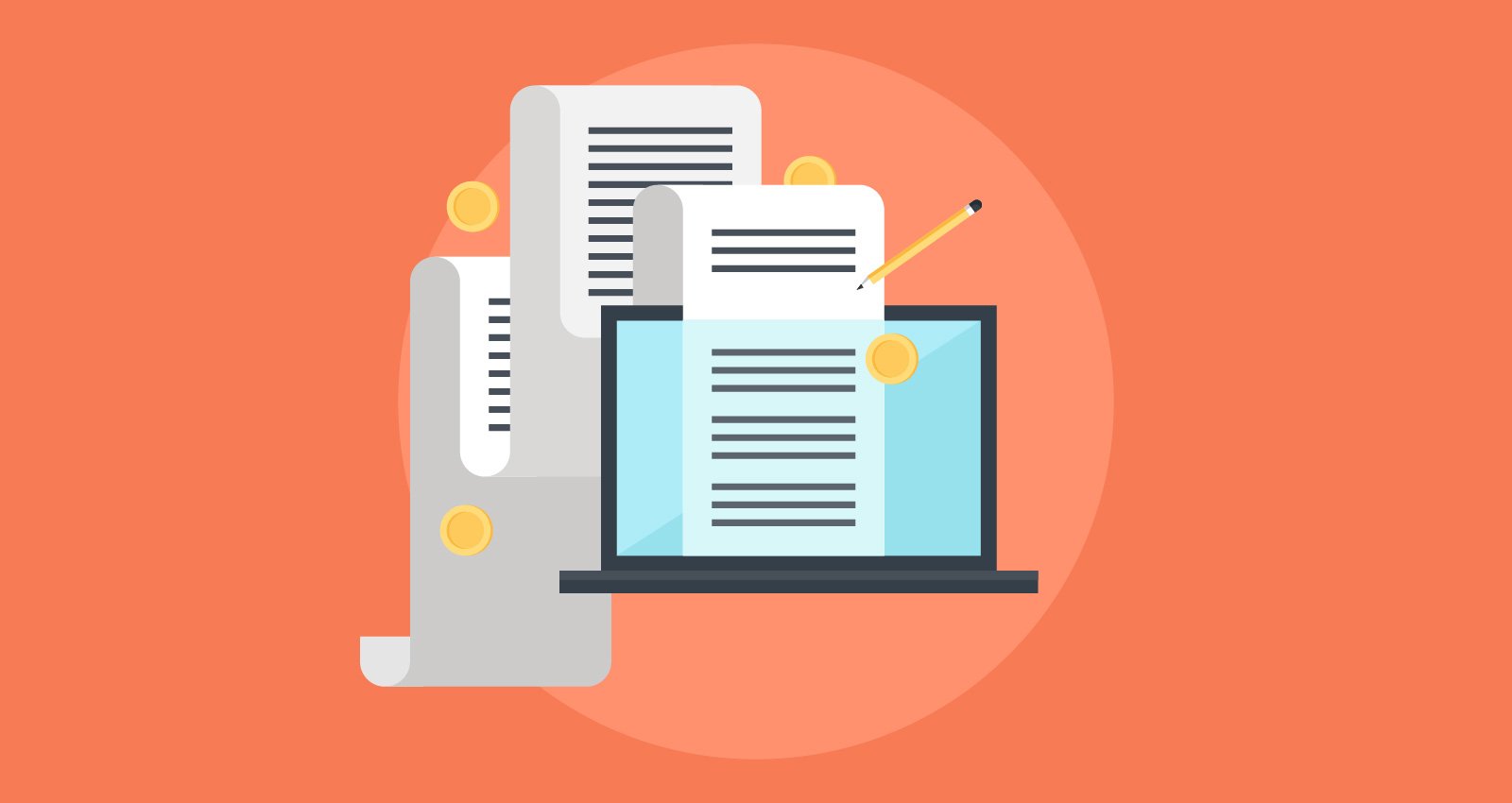 Forms going into computer to Make Tax Digital