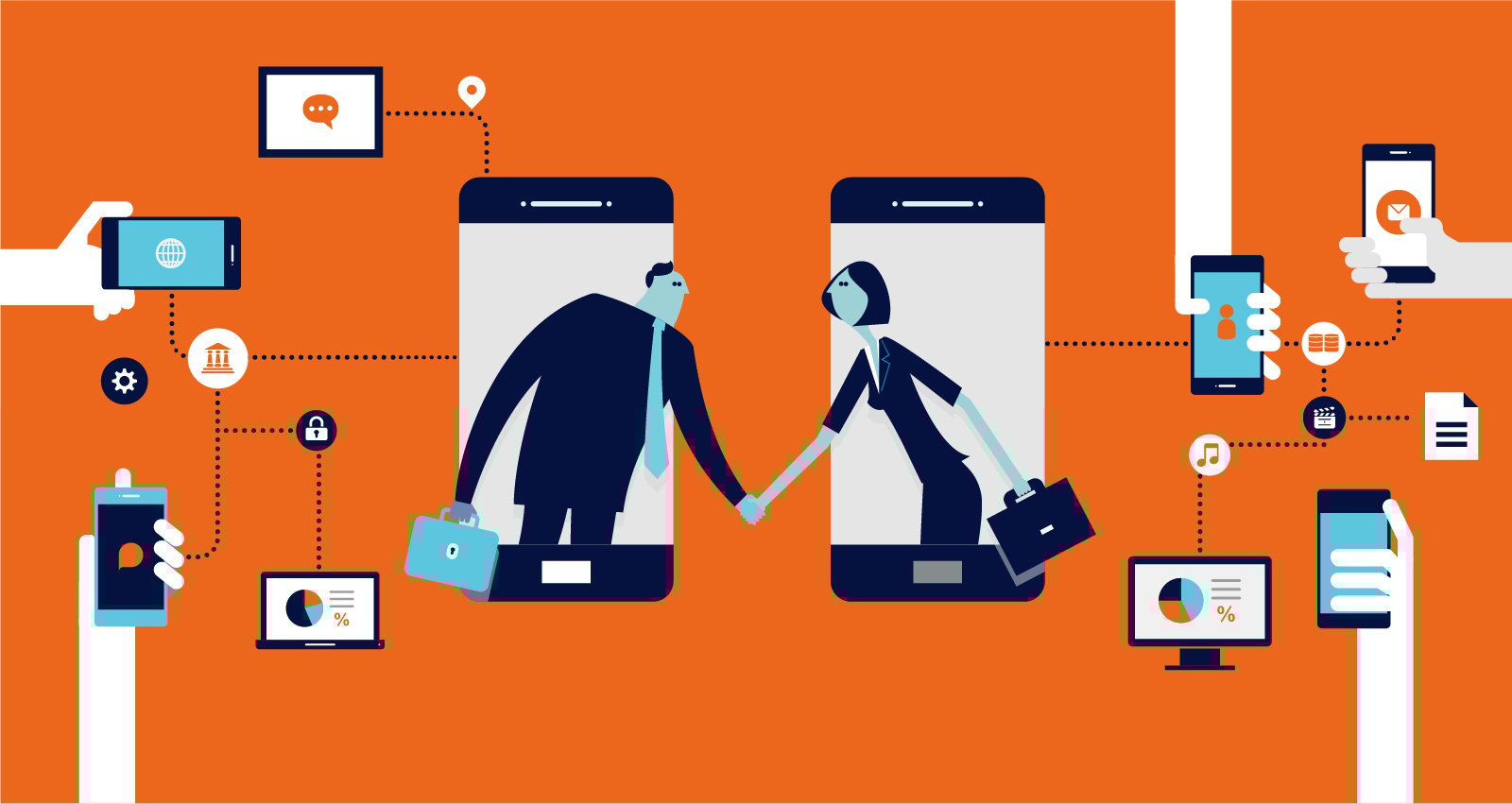 Shaking hands because Success Depends on the Modern Workplace