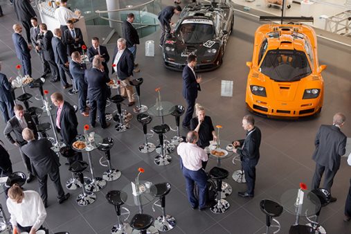 Expo area McLaren Technology Centre