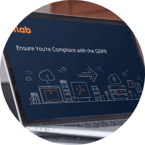 laptop screen on data protection regulation